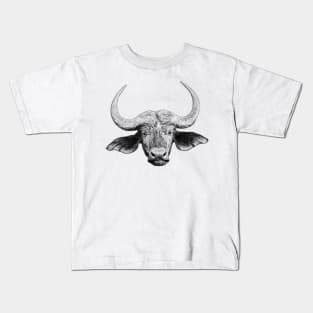 African buffalo Kids T-Shirt